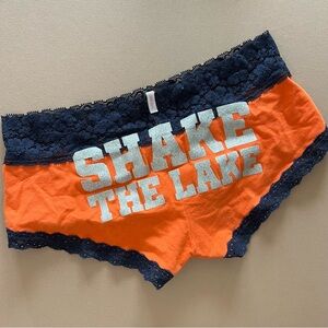 Chicago Bears x VS Pink Lace Trim Shortie Bikini Panties